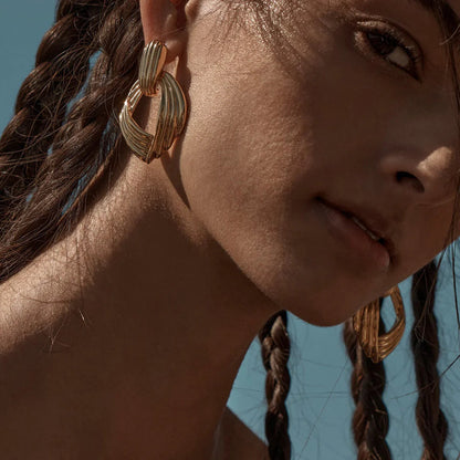 [Gaonasi]Selma Gold Knot Earrings