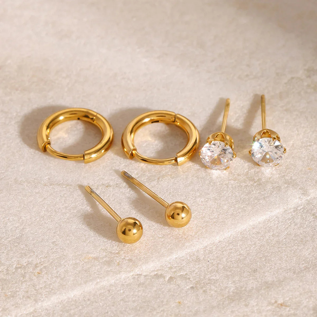 [Gaonasi]Megan Diamond Earring Bundle