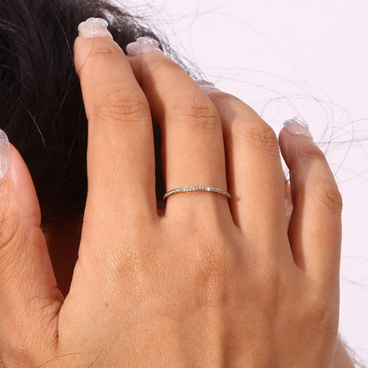 [Gaonasi]Zarra Paved Gold Ring