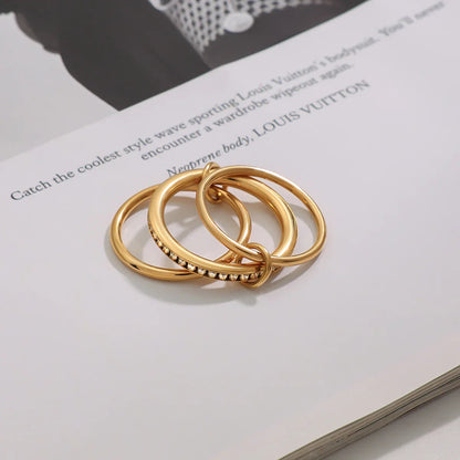 [Gaonasi]Divine Diamond Ring Stack