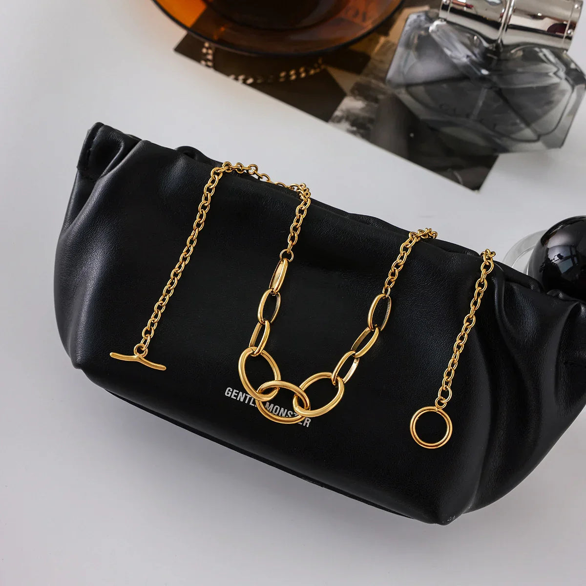 [Gaonasi]Renelle Gold Chain Necklace