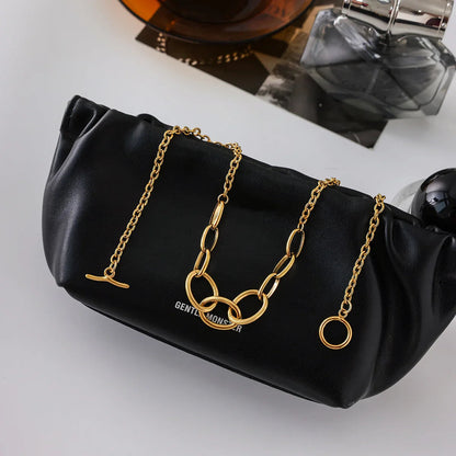 [Gaonasi]Renelle Gold Chain Necklace