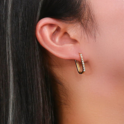 [Gaonasi]Maya Gold Hoop Earrings