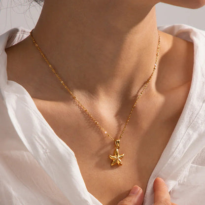 [Gaonasi]Emmie Gold Starfish Pendant