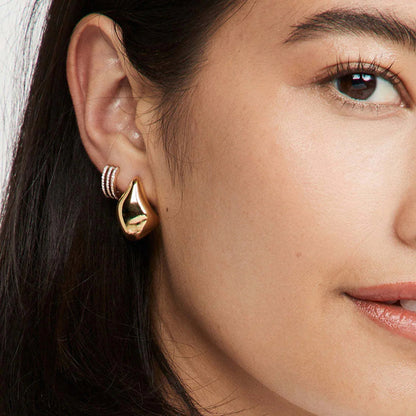 [Gaonasi]Selena Gold Earrings