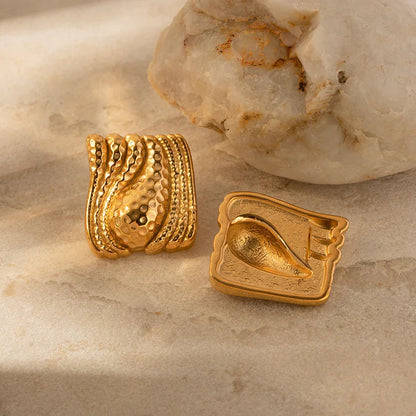 [Gaonasi]Marigold Gold Earrings