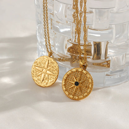 [Gaonasi]Ellie Compass Necklace