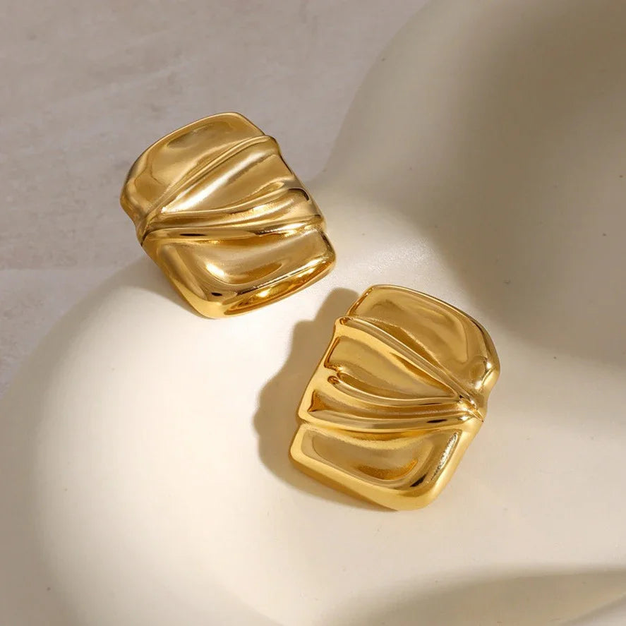 [Gaonasi]Evette Gold Earrings