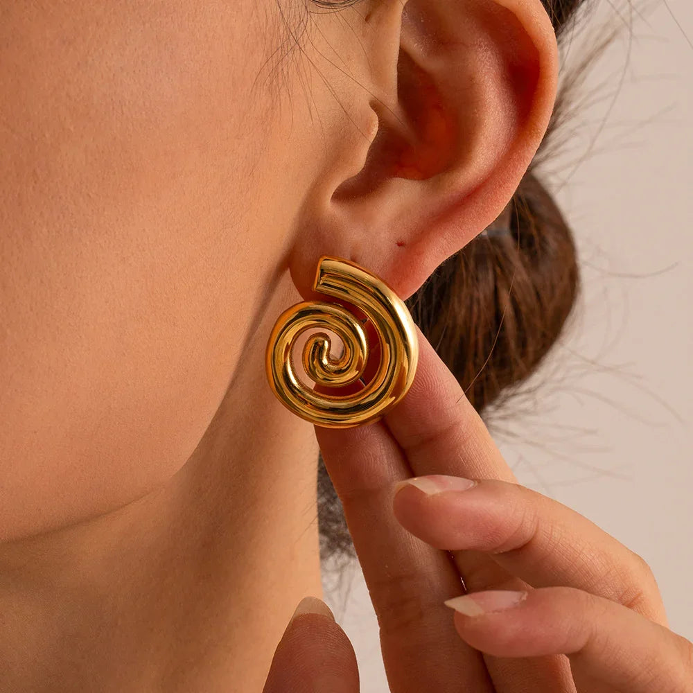 [Gaonasi]Malibu Gold Earrings