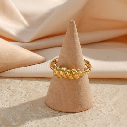 [Gaonasi]Lacrima Gold Ring