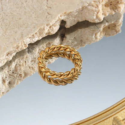 [Gaonasi]Melody Gold Twist Ring