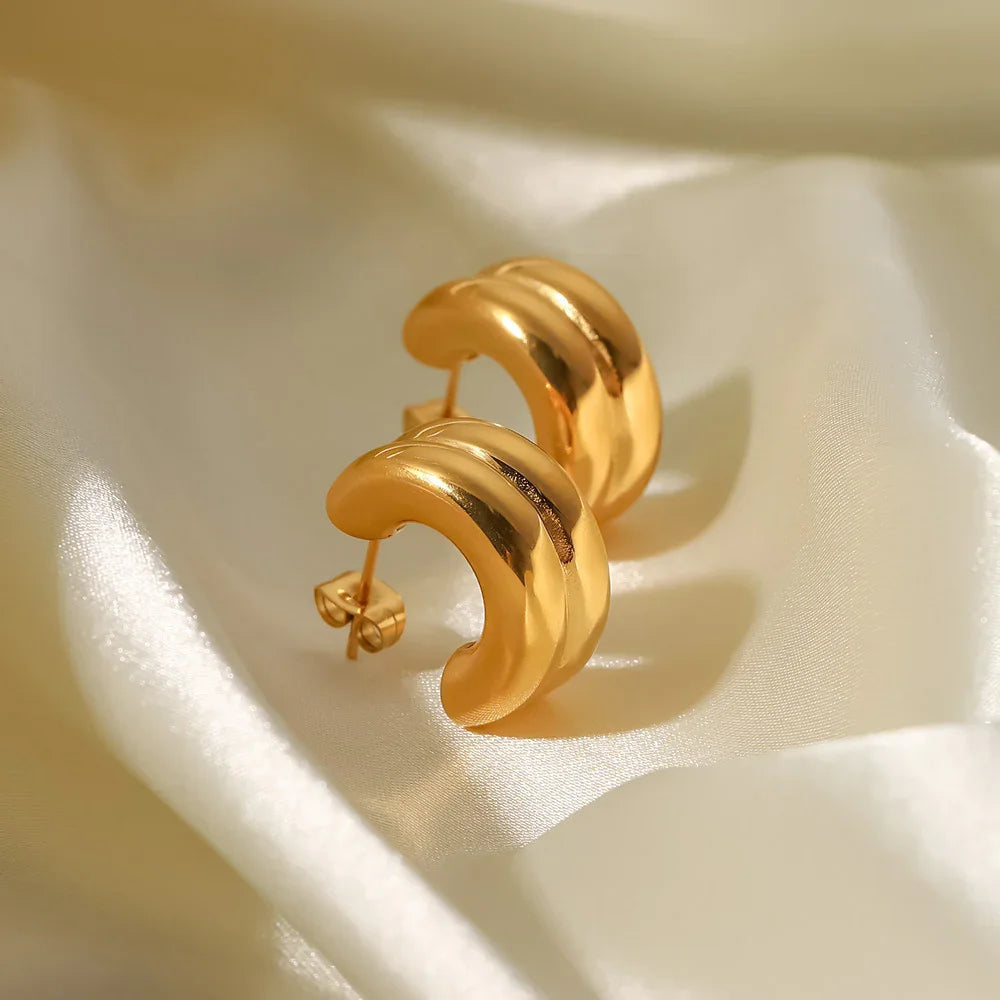 [Gaonasi]Henrietta Gold Earrings