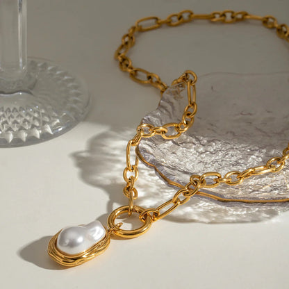 [Gaonasi]Shelby Mother Of Pearl Pendant