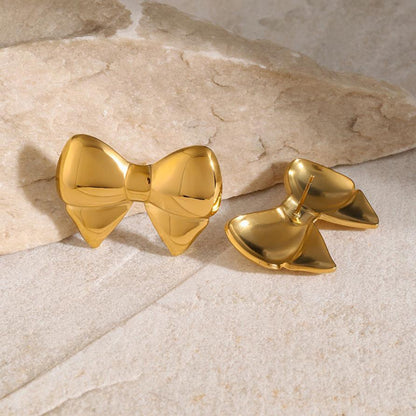 [Gaonasi]Regina Bow Earrings