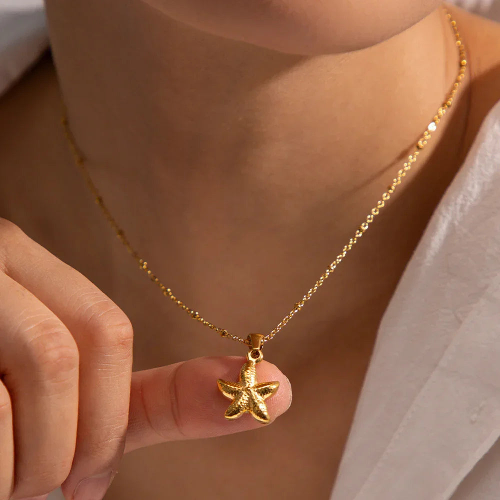 [Gaonasi]Emmie Gold Starfish Pendant