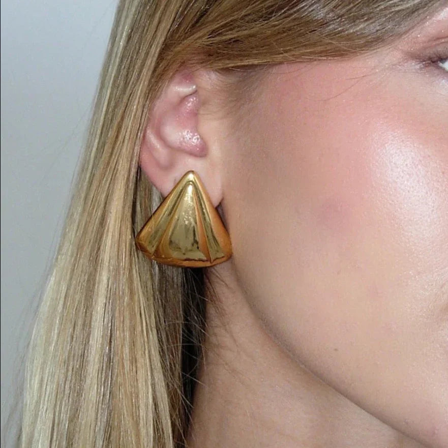 [Gaonasi]Jillian Vintage Gold Earrings