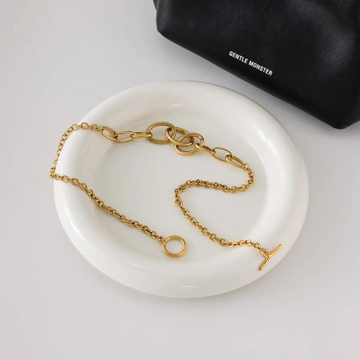 [Gaonasi]Renelle Gold Chain Necklace