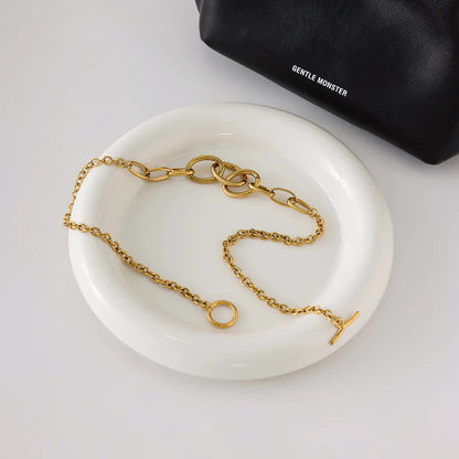 [Gaonasi]Renelle Gold Chain Necklace
