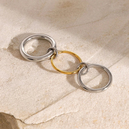 [Gaonasi]Canaria Stacked Ring