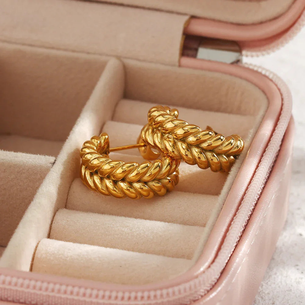 [Gaonasi]Arabella Braid Earrings