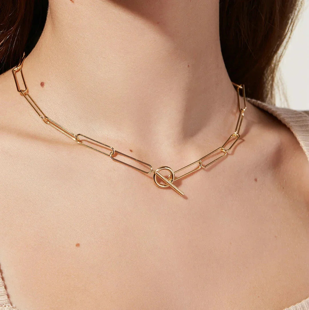 [Gaonasi]Joyce Gold Necklace