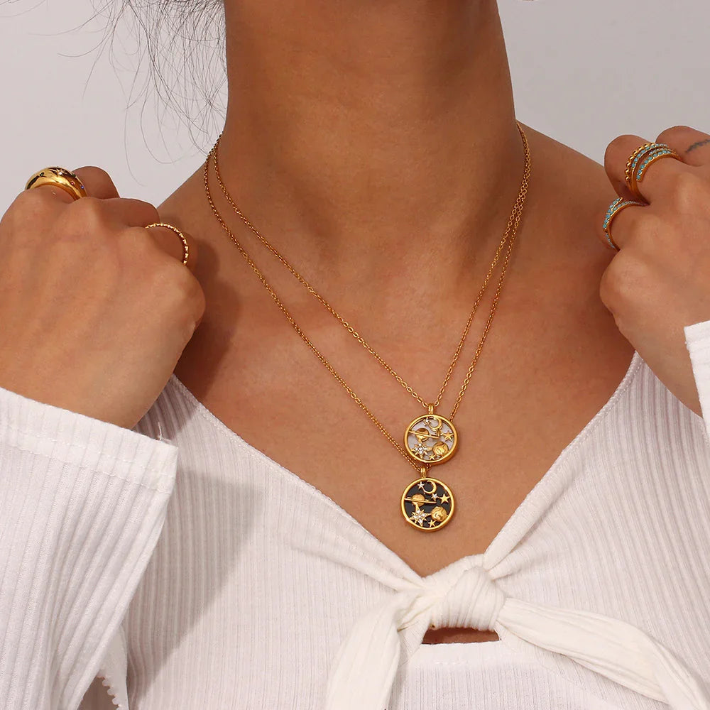 [Gaonasi]Constance Gold Necklace