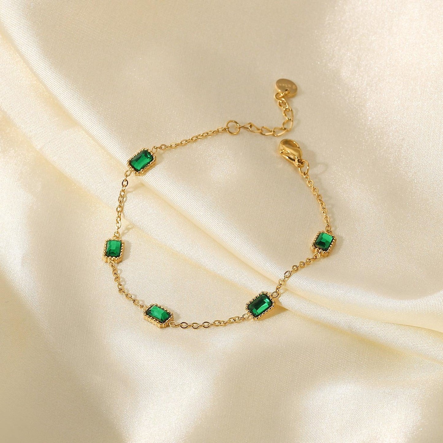 [Gaonasi]Erin Green Bracelet
