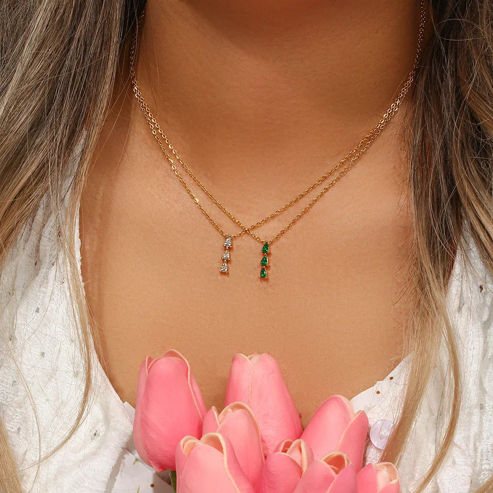 [Gaonasi]Alana Diamond Necklace