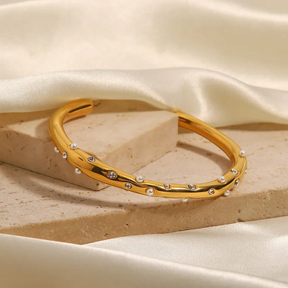[Gaonasi]Corisande Gold Bangle