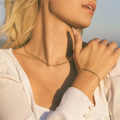 [Gaonasi]Willow Gold Chain Necklace