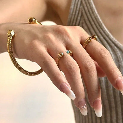 [Gaonasi]Thea Gold Bracelet