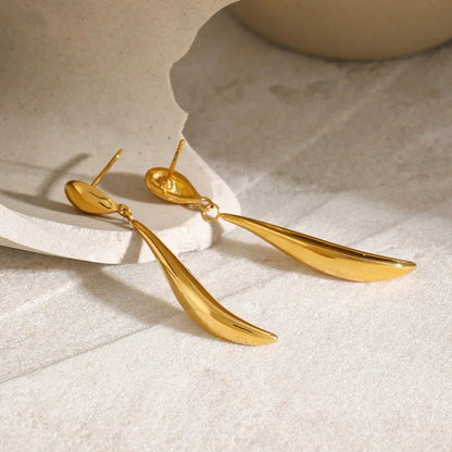 [Gaonasi]Aspen Gold Earrings