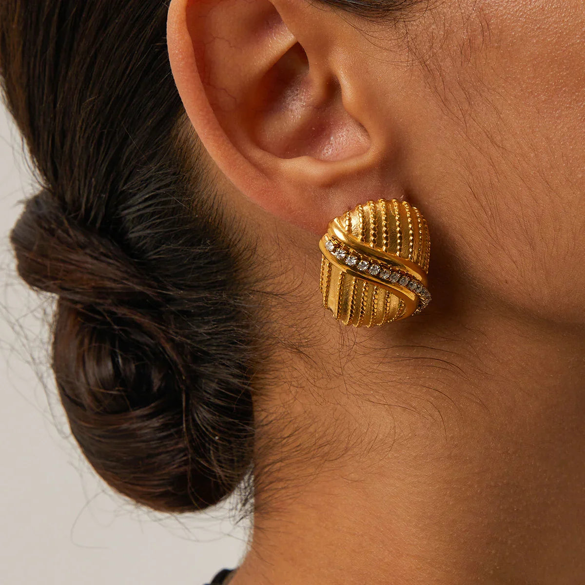 [Gaonasi]Odine Gold Earrings