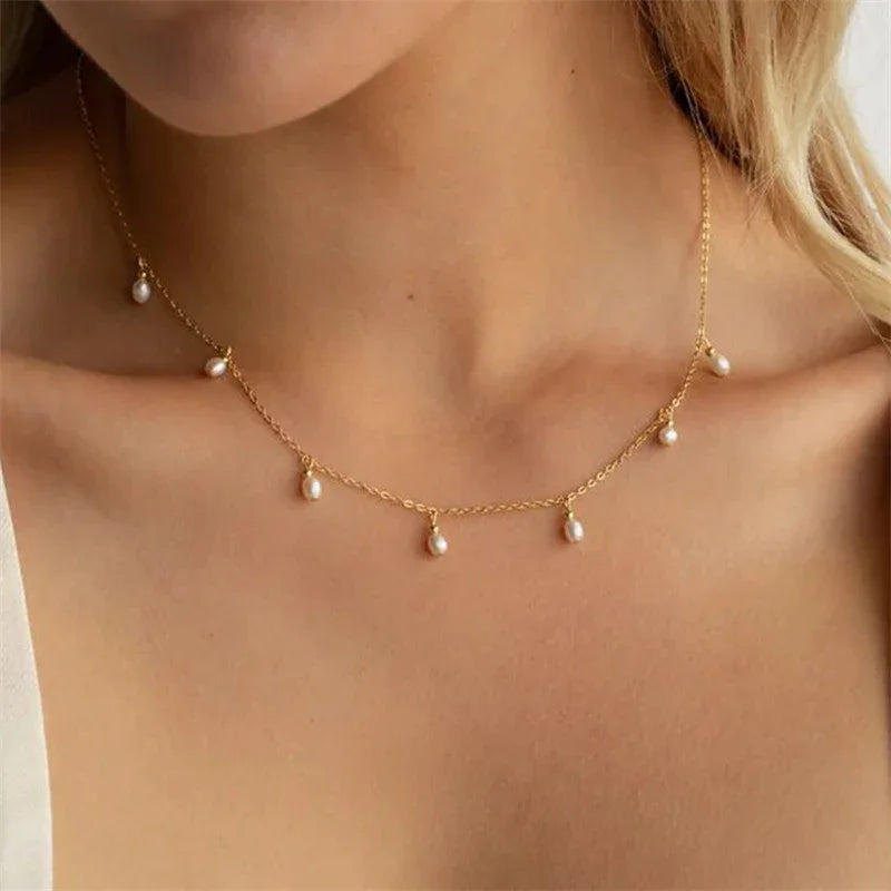 [Gaonasi]Freeda Freshwater Pearl Necklace