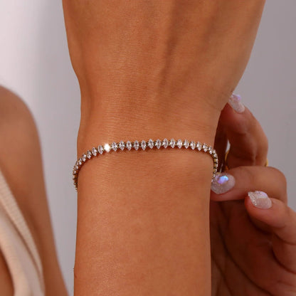 [Gaonasi]Wisteria Diamond Tennis Bracelet