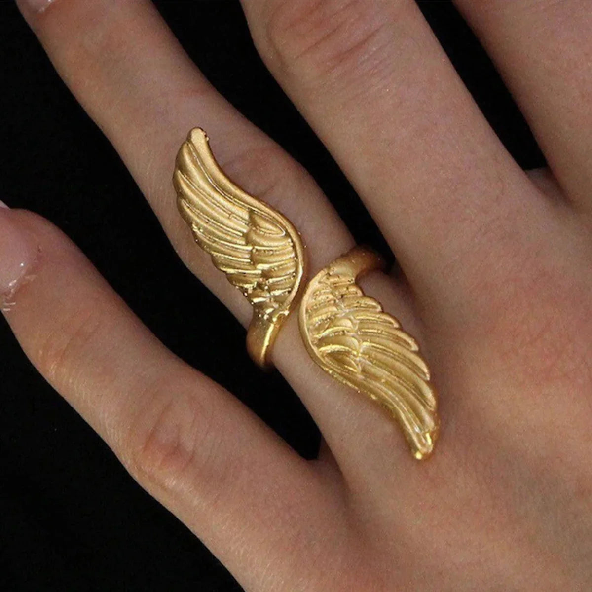 [Gaonasi]Sparrow Gold Wing Ring
