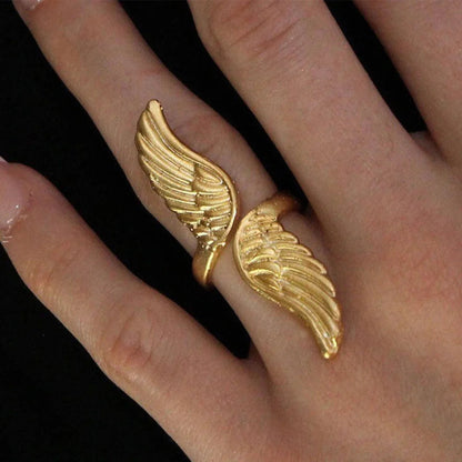 [Gaonasi]Sparrow Gold Wing Ring