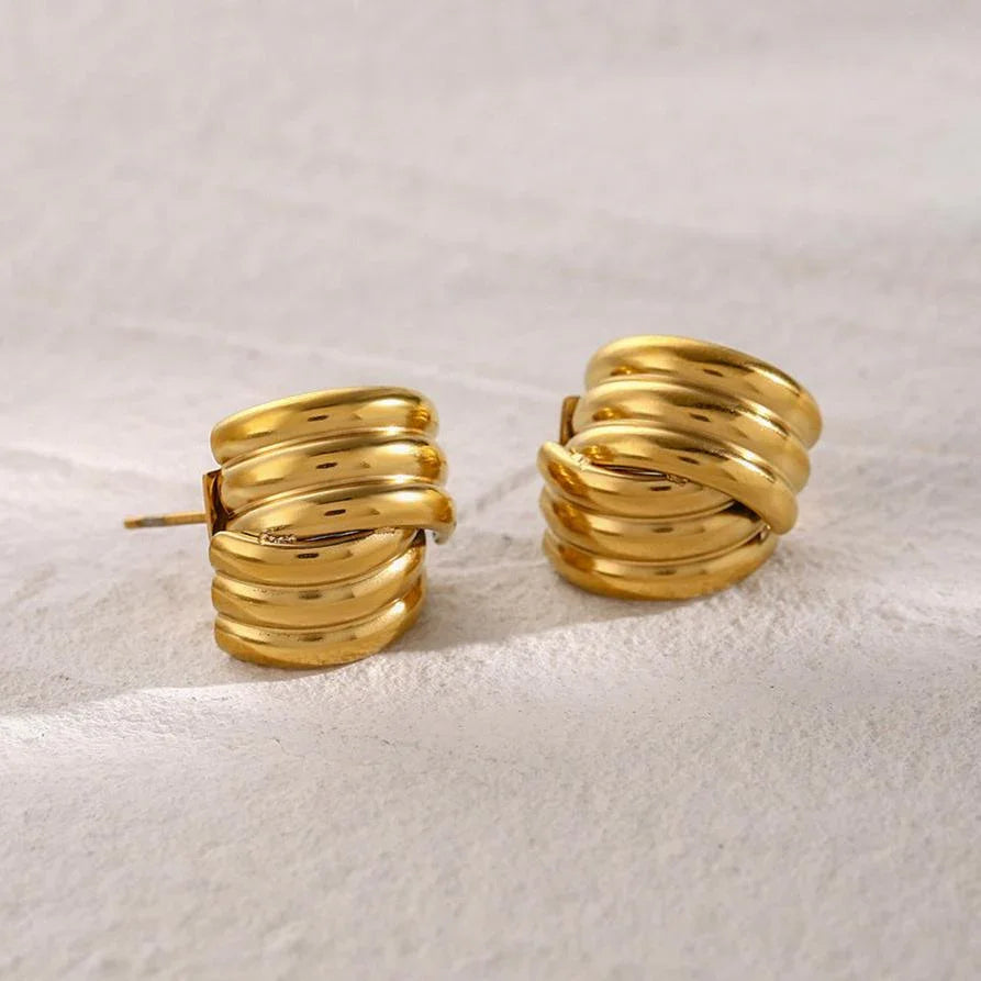 [Gaonasi]Avalon Gold Earrings