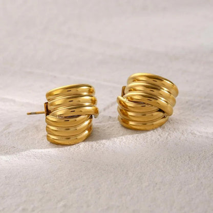 [Gaonasi]Avalon Gold Earrings