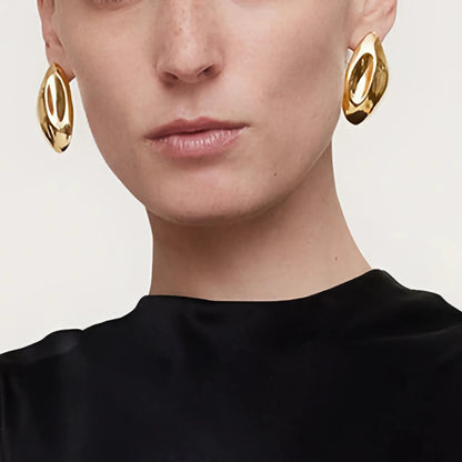[Gaonasi]Zinnia Gold Earrings
