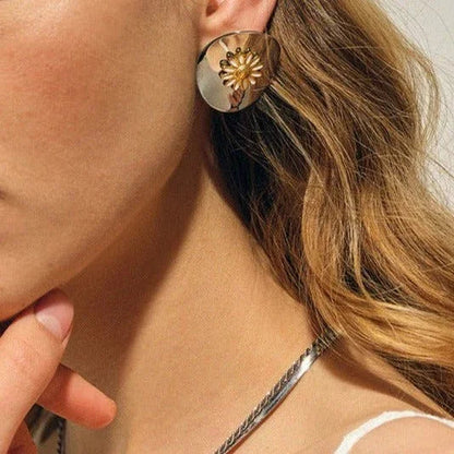 [Gaonasi]Georgiana Gold Earrings