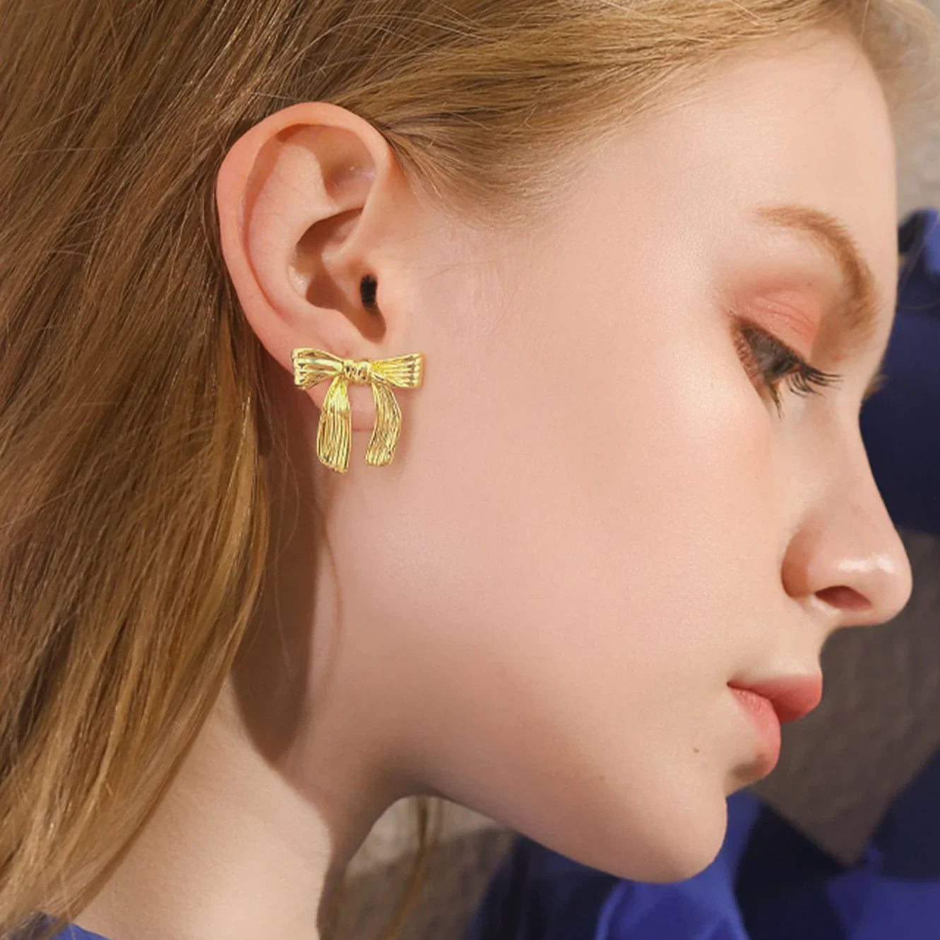 [Gaonasi]Sadie Gold Earrings