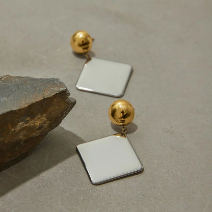 [Gaonasi]Kelly Geometric Drop Earrings