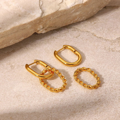 [Gaonasi]Skadi Gold Earrings