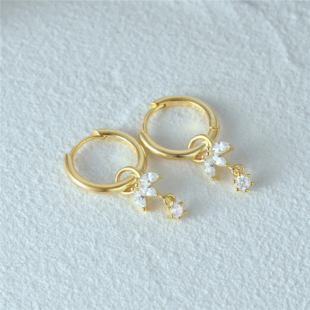 [Gaonasi]Brooke Removable Charm Hoops