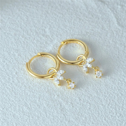 [Gaonasi]Brooke Removable Charm Hoops