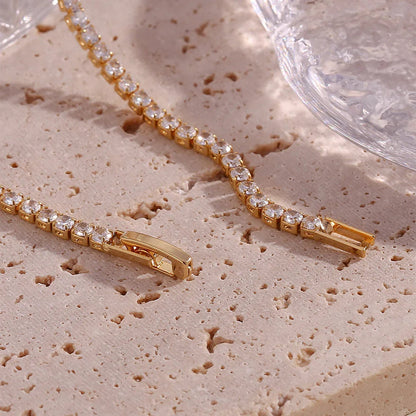 [Gaonasi]Isolde Diamond Tennis Necklace