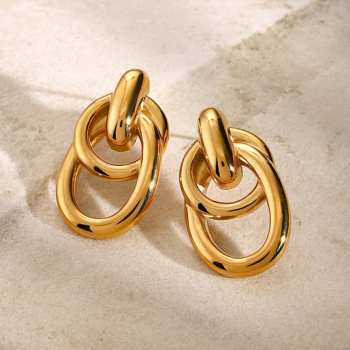[Gaonasi]Amarelda Gold Earrings