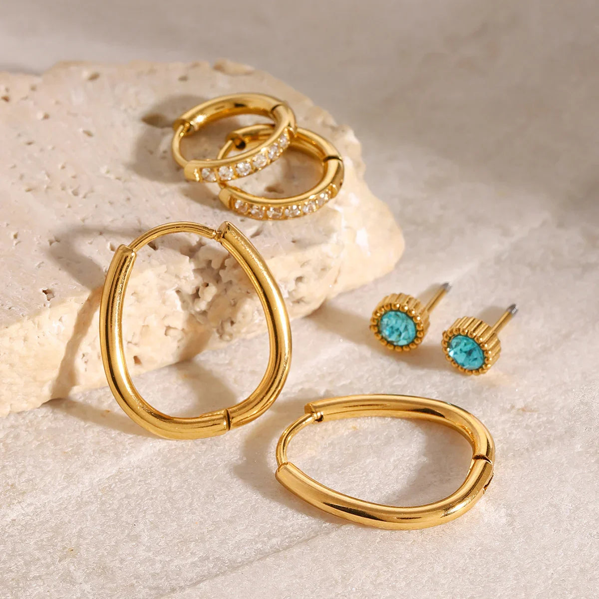 [Gaonasi]Kylie Diamond Earring Bundle