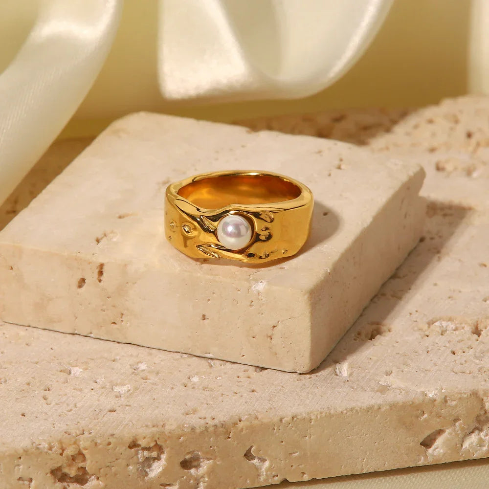 [Gaonasi]Cerulia Freshwater Pearl Ring